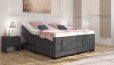 Boxspringbett Berta 200 x 200 cm mit Motor in Anthrazit