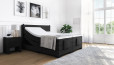 Boxspringbett Konrad 200 x 200 cm mit Motor in Golf Dunkelgrau