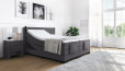 Boxspringbett Konrad 200 x 200 cm mit Motor in Golf Anthrazit