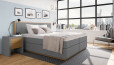 Boxspringbett Max 180 x 200 cm in Board Grau
