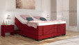 Boxspringbett Berta 180 x 200 cm mit Motor in Burgundy