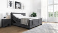 Boxspringbett Konrad 200 x 200 cm mit Motor in Board Dunkelgrau
