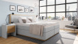 Boxspringbett Max 180 x 200 cm in Board Zink