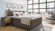 Boxspringbett Max 180 x 200 cm in Board Taupe