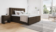 Boxspringbett Beatrix in Golf Dunkelbraun