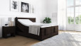 Boxspringbett Konrad 200 x 200 cm mit Motor in Golf Dunkelbraun