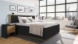 Boxspringbett Max 200 x 200 cm in Board Onyx