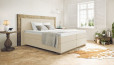 Boxspringbett Diego 180 x 200 cm in Beige