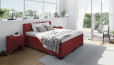 Boxspringbett William in Golf Burgundy