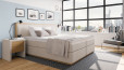 Boxspringbett Max 180 x 200 cm in Board Natur