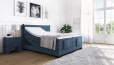 Boxspringbett Konrad 200 x 200 cm mit Motor in Golf Blau