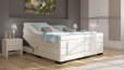 Boxspringbett Berta 180 x 200 cm mit Motor in Weiß