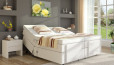 Boxspringbett Hilda 200 x 200 cm mit Motor in Weiß