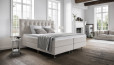 Boxspringbett Paula in Board Hellgrau