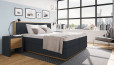 Boxspringbett Max 180 x 200 cm in Board Navy