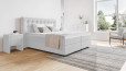 Boxspringbett Beatrix in Golf Weiß