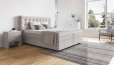 Boxspringbett Beatrix in Board Hellgrau