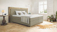 Boxspringbett Diego 200 x 200 cm in Kaki
