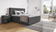 Boxspringbett Beatrix in Board Dunkelgrau
