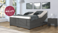 Elektrisches Boxspringbett Mike 180x200 in Anthrazit