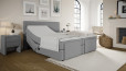 Mikrofeder Boxspringbett Gabriel 200 x 200 cm in Mine Dolphin