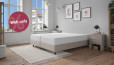 Boxspringbett Elsa 200x200 in Beige