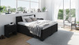 Boxspringbett William in Board Anthrazit