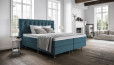 Boxspringbett Paula in Board Petrol