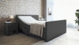 Boxspringbett Sven 200 x 200 cm mit Motor in Grau-Anthrazit