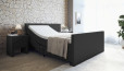 Boxspringbett Sven 200 x 200 cm mit Motor in Grau-Anthrazit