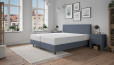 Boxspringbett Monty 180 x 200 in Blau