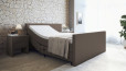 Boxspringbett Sven 200 x 200 cm mit Motor in Beige