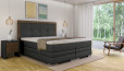 Boxspringbett Astrid 180 x 200 cm Bull Anthrazit