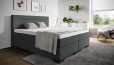 Boxspringbett Paul in Crush Anthrazit