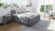 Boxspringbett William 180 x 200 cm in Golf Anthrazit