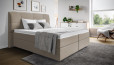 Boxspringbett Paul in Board Beige