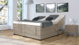 Boxspringbett Mike 200x200 in Beige