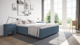 Boxspringbett Hugo in Golf Blau