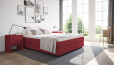 Boxspringbett Hugo in Golf Burgundy