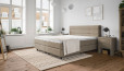 Boxspringbett Charly 180 x 200 in Beige