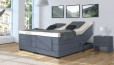 Boxspringbett Mike 180x200 in Blau