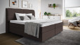 Boxspringbett Paul in Board Dunkelbraun
