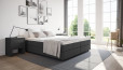 Boxspringbett Hugo in Golf Dunkelgrau