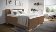 Boxspringbett Paul in Tennessee Goldbraun
