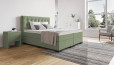 Boxspringbett Beatrix in Board Grün