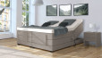 Boxspringbett Mike 200x210 in Hellgrau