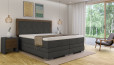 Boxspringbett Astrid 180 x 200 cm Luca Anthrazit