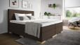 Boxspringbett Paul in Luca Dunkelbraun