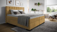 Boxspringbett Paul in Challenger Mustard