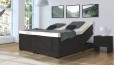 Boxspringbett Mike 180x200 in Schwarz